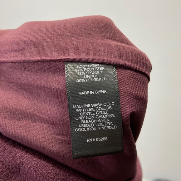 Express Faux Suede Asymmetrical Fringe Mini Skirt - Picture 7 of 7